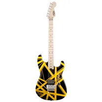 EVH Striped Series Black with Yellow Stripes