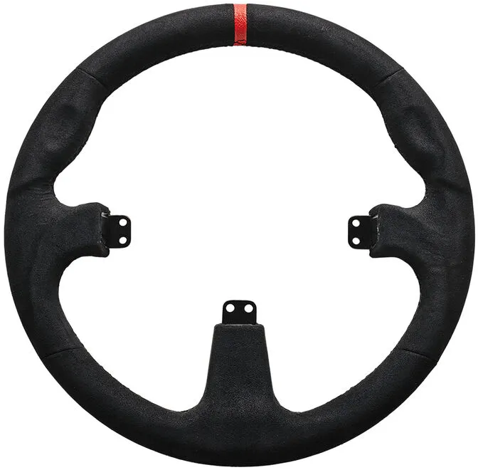 Volante para Buttonplate Asetek SimSports GT Rim - Round Comfort+ Preto
