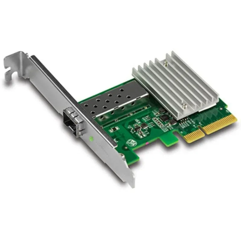 Tarjeta de Rede TRENDnet TEG-10GECSFP PCI Express 10Gbps SFP+ Suporte Low Profile