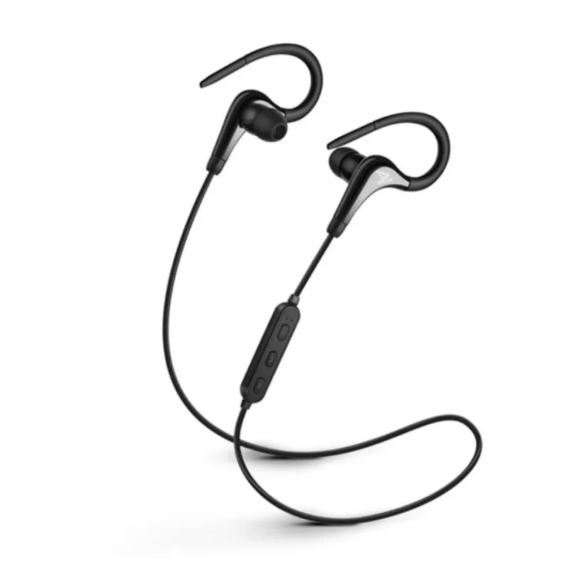Savio WE-03 Auriculares Desportivos Sem Fios Bluetooth com Microfone e Controlos Integrados Pretos