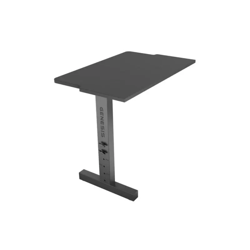 Genesis NDS-2296 Mesa Gaming 80x60cm com Altura Ajustável MDF / Aço Preta