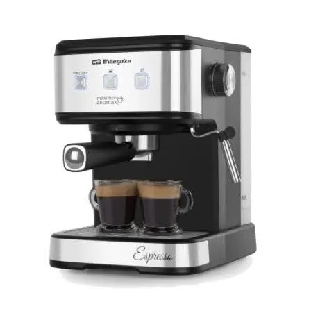 Máquina de Café Expresso EX 5210 20Bar 1100W (Preto/Inox) - ORBEGOZO