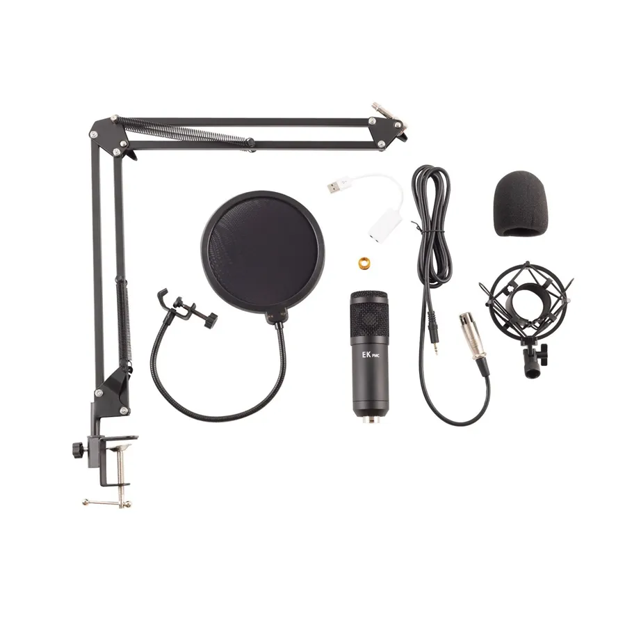 Microfone EK PMC Pack (suporte e cabo)