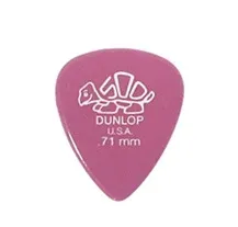 Palhetas Jim Dunlop Delrin 0.71mm Rosa