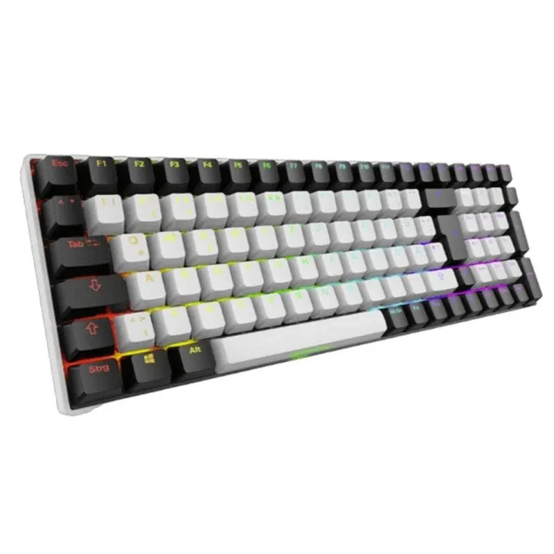 Teclado Sharkoon SGK50 S2 mecânico hot-swap alemão RGB 96 %