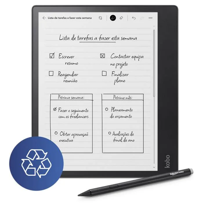 Bundle eReader Kobo Elipsa 2E + Caneta Kobo Stylus 2