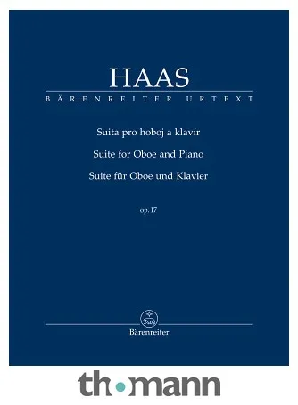 Bärenreiter Haas Suite für Oboe op.17