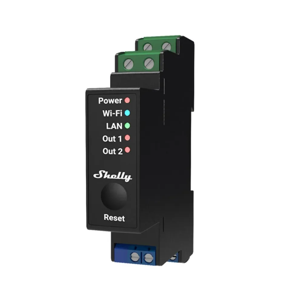 Módulo Automação Shelly Pro 2PM - Módulo WiFi