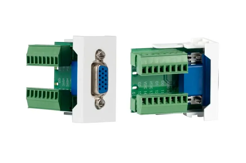Conector VGA HD15 F. p/ Painel Ligação ½ - WP-51V