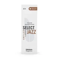Palheta Sax Tenor 4H D'Addario Organic Select Jazz Unfiled Cx 5-Un