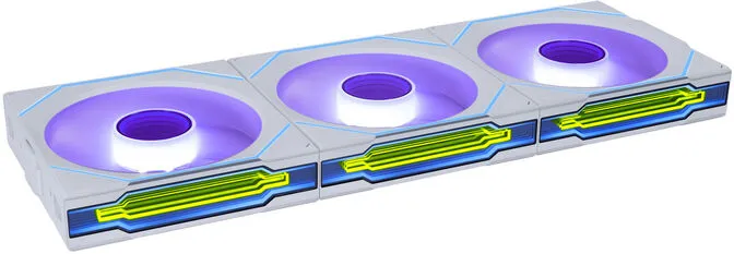 Ventoinha Lian Li UNI FAN SL120 Infinity Wireless RGB Reverse Blade PWM Branco 120mm (Pack 3)