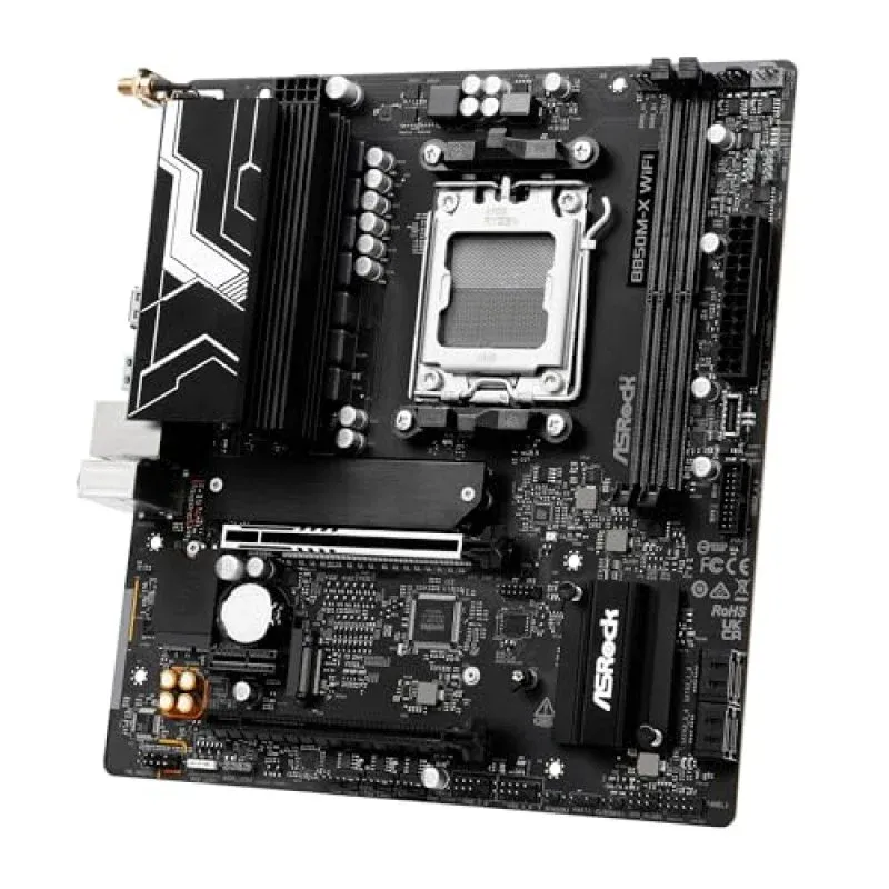 Asrock B850M-X WiFi R2.0 Motherboard Micro-ATX B850 AM5 WiFi PCIe 5.0