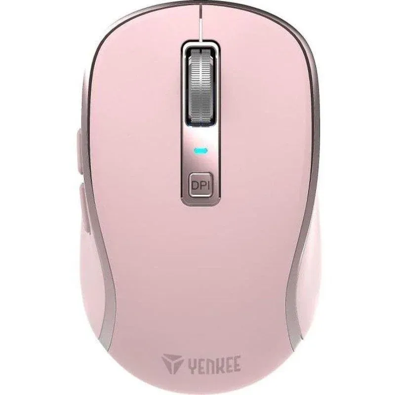 Ratón Yenkee YMS 2085PK Dupla Conexão 2400 DPI Rosa 5 Botões USB-C