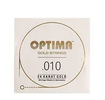 Corda Individual Guitarra Acústica Optima 24 Karat gold GPS010
