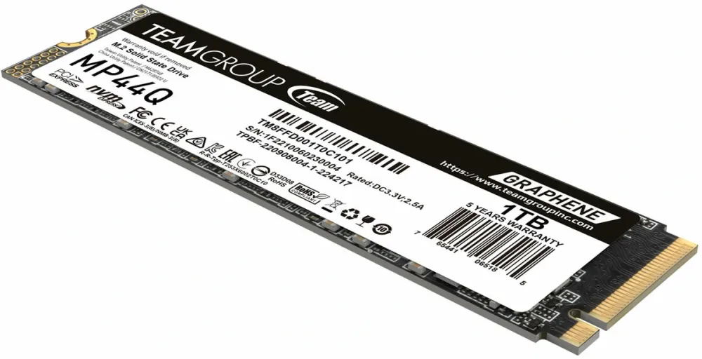 SSD Team Group MP44Q 1TB Gen4 M.2 NVMe (7400/6500MB/s)