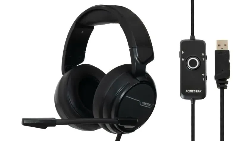 Fonestar WIN-U Auscultadores Gaming Preto