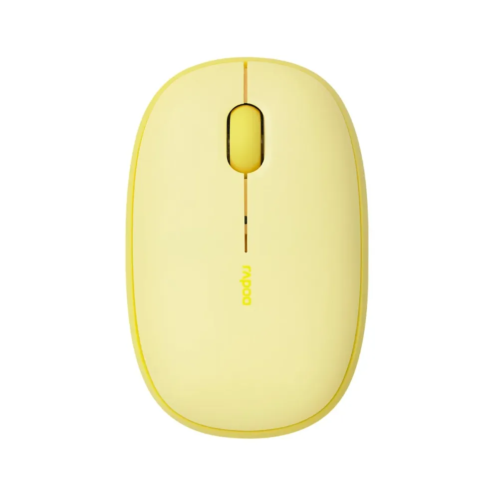 Rato Sem Fio Rapoo M660 Silent 1300DPI Amarelo - 14382