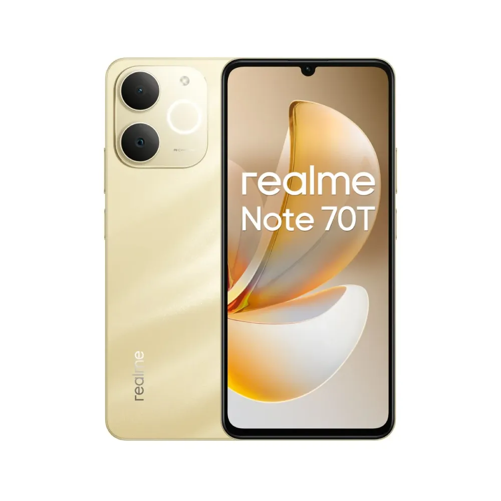 Realme Note 70T 256GB/4GB Dual SIM Dourado