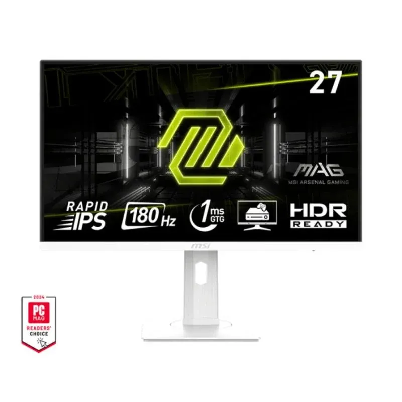 Monitor MSI MAG 274PFWDE 27" FullHD 180Hz Rapid IPS 1ms Branco