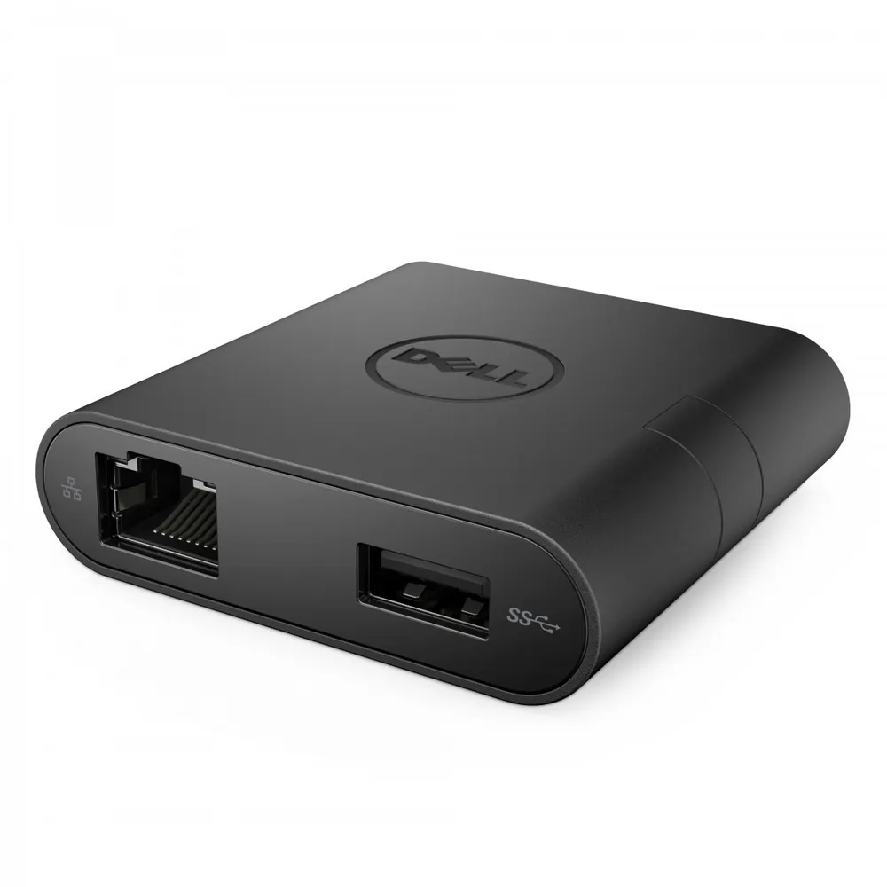 DELL USB-C - HDMI / VGA / Ethernet / USB 3.0, Black (470-ABRY) DA200