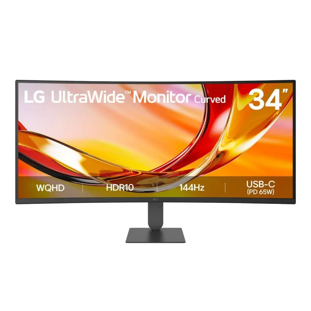 Monitor Curvo LG 34" 34U640B-B VA WQHD 144Hz FreeSync Premium 5ms
