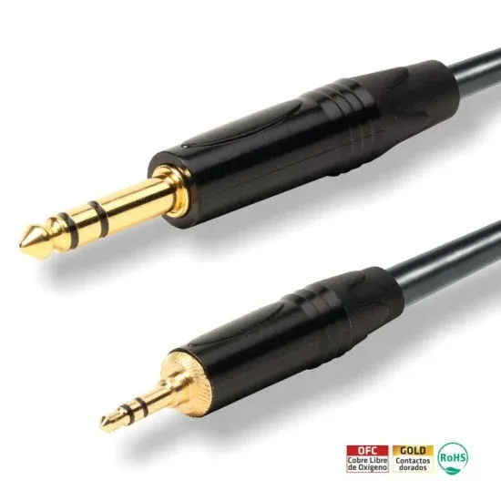 Emelec ViasCom CABO AUDIO 2m TRS Jack/Mini-Jack EK-610602S