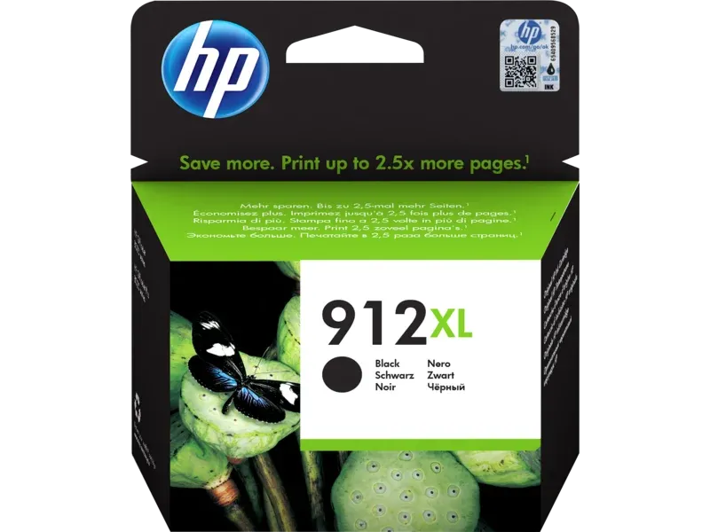 Tinteiro HP Original 912XL Preto de Elevado Rendimento
