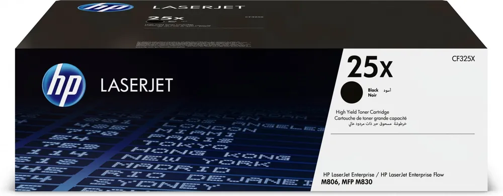 HP 25X High Yield Black Original LaserJet Toner Cartridge CF325X