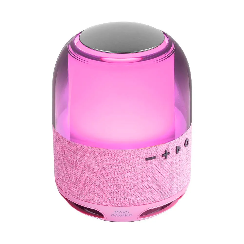 Coluna Bluetooth Mars Gaming MS-FLOW 15W 1.0 Rosa