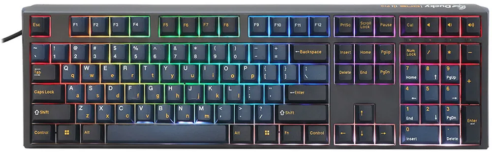 Teclado Mecânico Ducky ONE 3 Pro Nazca Line 100% RGB 8K Polling Rate MX2A-Red (ES)