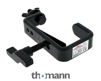 Duratruss C-Hook 50kg TÜV 35-51mm Black
