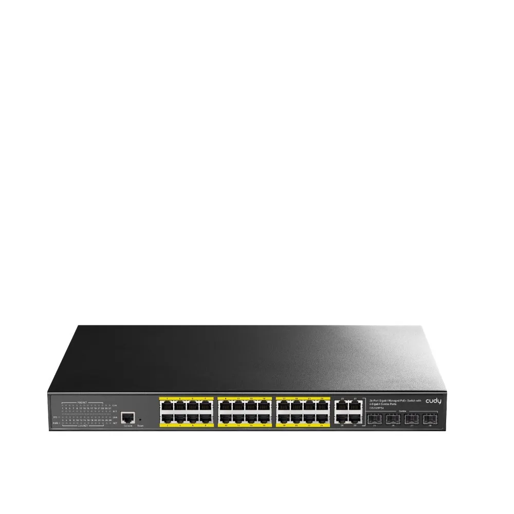 Cudy GS2028PS4 Switch Ethernet Gigabit Gerido com PoE GS2028PS4-300W