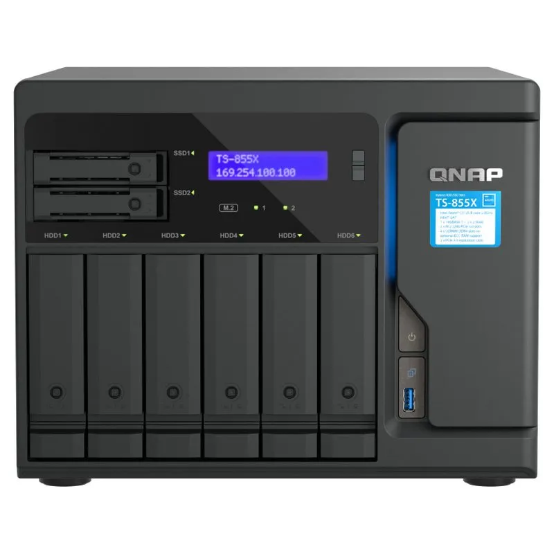 QNAP TS-855X NAS 6 Baías