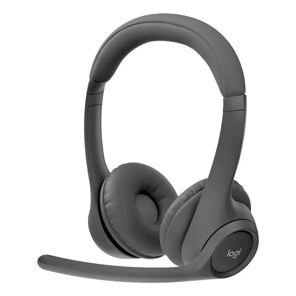 Auriculares Logitech Zone 305 sem fios Bluetooth com Cancelamento de Ruído, Microfone, Otimizados para Microsoft Teams, pretos