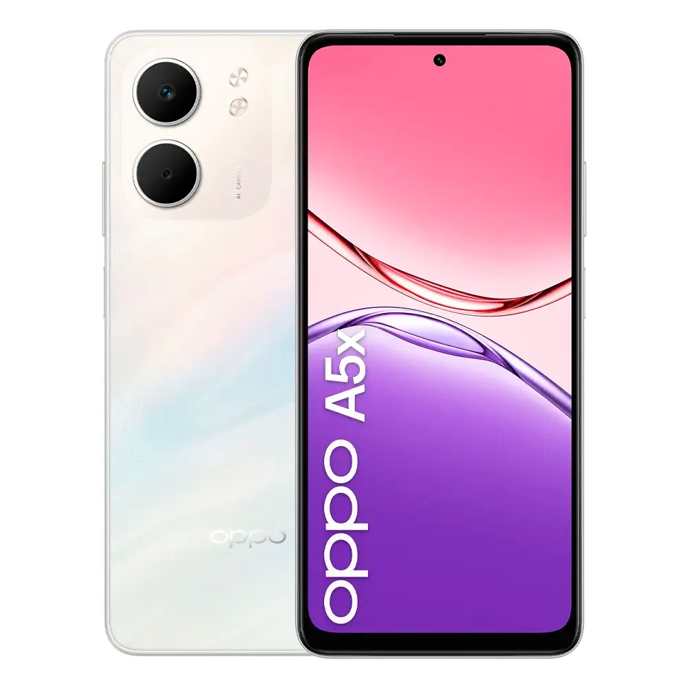 Smartphone Oppo A5x 4G 6.67 4GB/128GB Dual SIM Glaciar White
