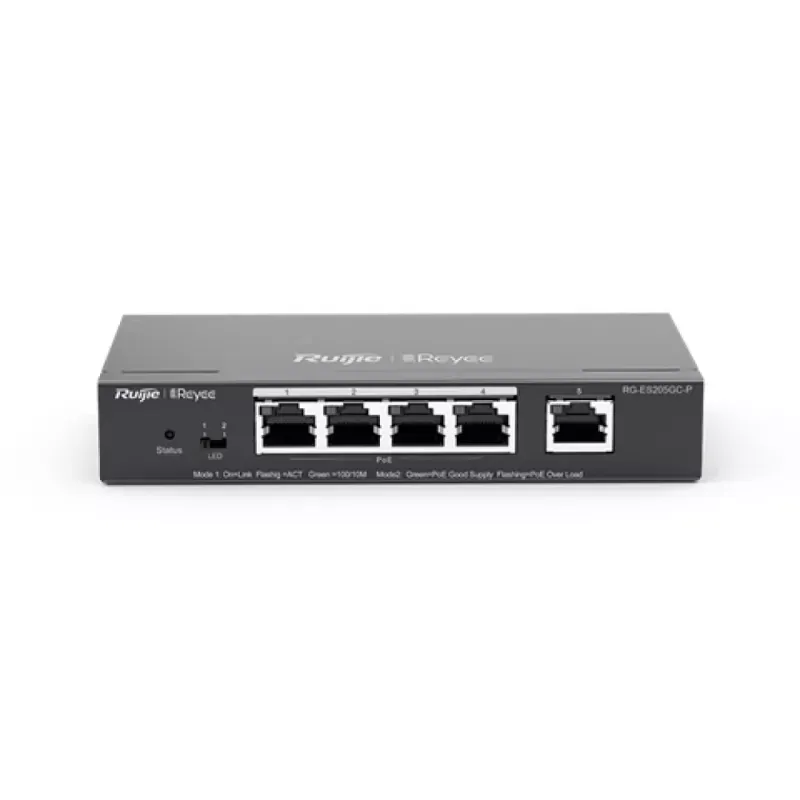 Switch Reyee Managed Cloud PoE 4x PoE 802.3af/at + 1x Uplink RJ45