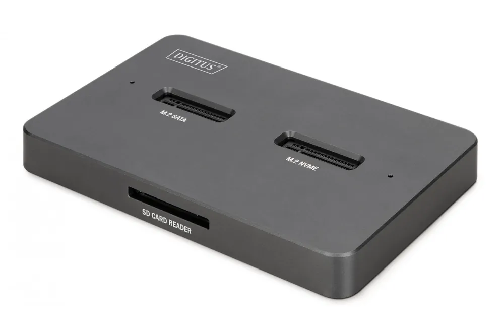 Estação de docagem USB-C 3.2 Gen2 para SSDs M.2 Duo NVMe DA-71546-1
