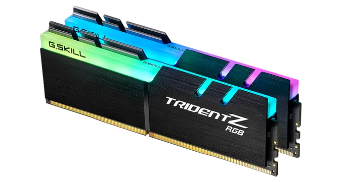 G.Skill Kit 16GB (2 X 8GB) DDR4 3200MHz Trident Z RGB AMD CL16