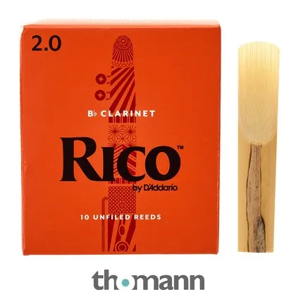 DAddario Woodwinds Rico Bb- Clar 2.0