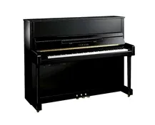 Piano Vertical Yamaha b3 TC3 PE Transacoustic Preto Polido