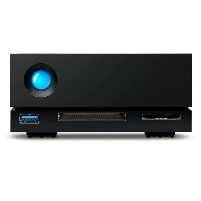 LaCie 1big Dock STHS16000800 - Matriz de disco rígido - 16 TB - 1 baias (SATA-600) - HDD 16 TB x 1 - Thunderbolt 3, USB 3.1 (externo) - com Plano de Serviço de Recuperação de Dados de Resgate de 5 anos