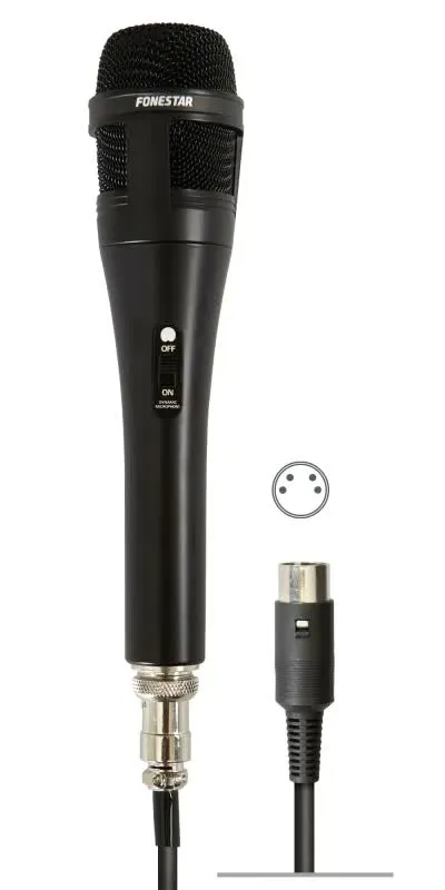 Microfone dinâmico de mão unidirecional - FDM-1060-4B