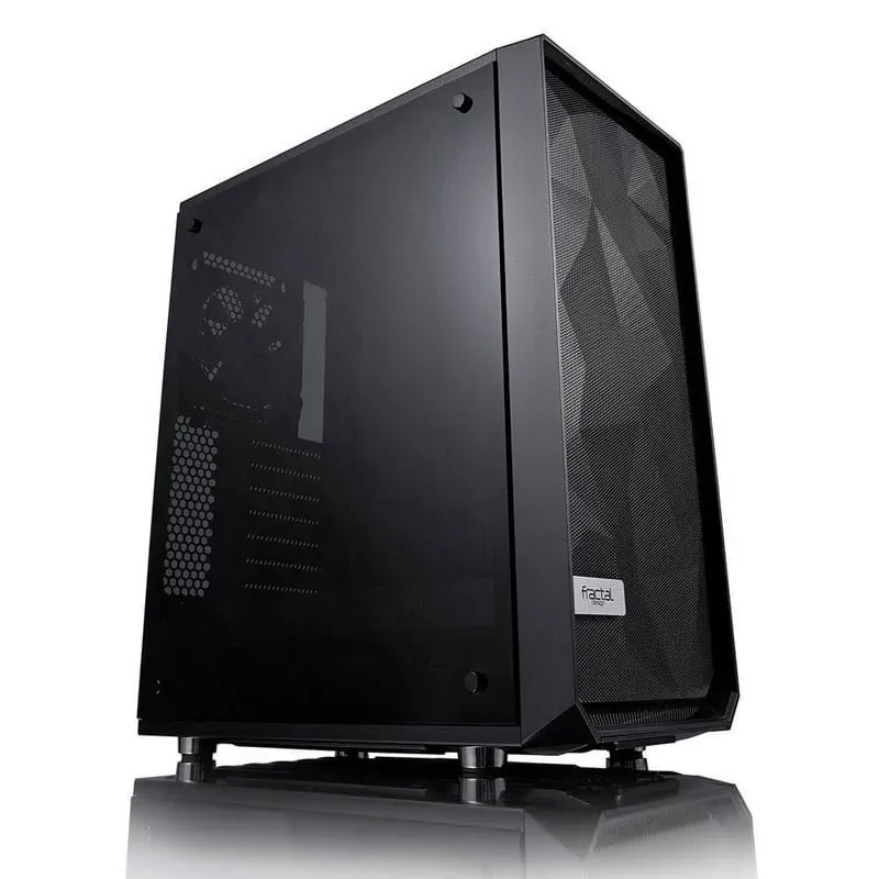 Caixa ATX Fractal Design Meshify C TG com Janela Preta