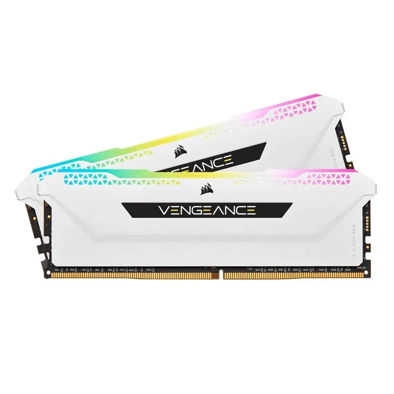 Memória RAM Corsair Vengeance RGB Pro SL 16GB (2x8GB) DDR4 3600MHz CL18 Branca
