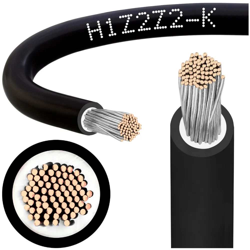 Photovoltaic cable 1x4mm2, 0.6/1kV, package 50m H1Z2Z2-K-4MM2/50M