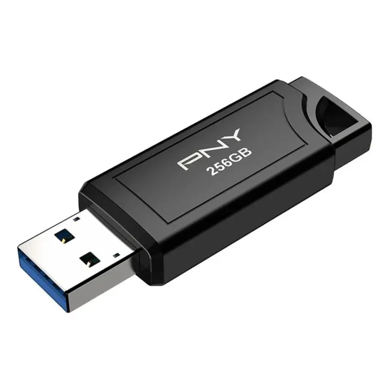 Pen USB PNY Pro Elite V3 256 GB USB 3.2 Gen 2 1000 MB/s deslizante preta