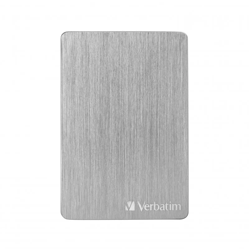 Disco Rígido Verbatim Store n Go Alu Slim 2.5" 2TB USB-C/3.1 Prateado