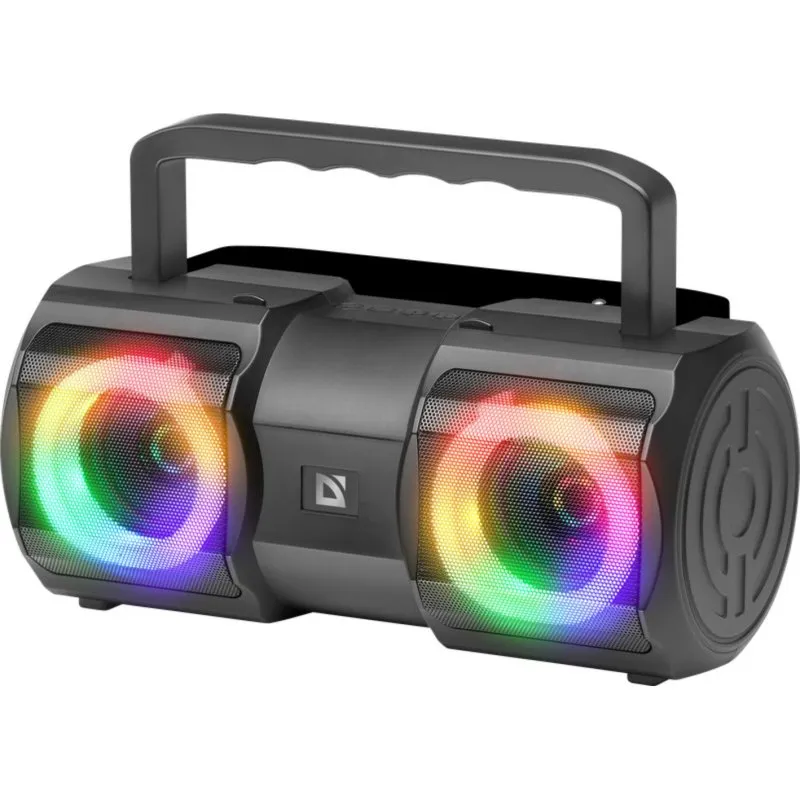 Altifalantes Defender Portátil Estéreo Wireless 20 W Bluetooth USB LED Rádio FM