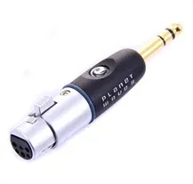 Ficha Adaptadora Planet Waves PWP047AA Preta