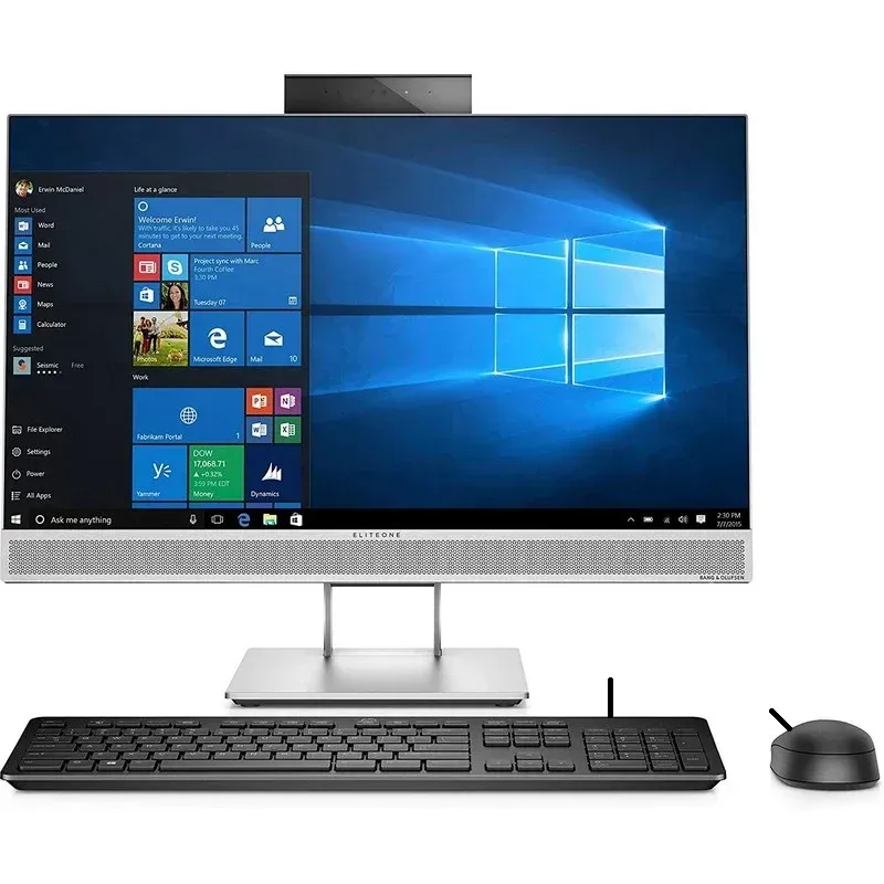 Computador AIO HP EliteOne 800 G3 i7-7700 23.8" Touch 16 GB 512 GB SSD W11 Pro Recondicionado